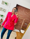 Fuşya Blazer Ceket