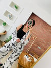 Geometrik Desenli Kimono Takım
