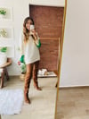 Kolları Yeşil Krem Sweat