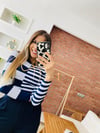 Laci Çizgili Crop