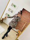 Leopar Astarlı Trenç