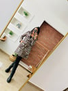 Leopar Astarlı Trenç