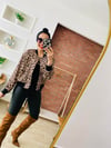 Leopar Bomber Ceket