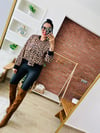 Leopar Bomber Ceket