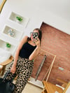 Leopar Crep Pantolon
