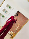 Modal Bağlamalı Bordo Takım
