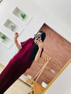 Modal Kumaş Bordo Takım