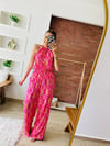 Pembe Desenli Tulum