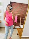Pembe Gold Düğmeli Yelek