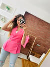 Pembe Gold Düğmeli Yelek