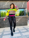 Renkli Leopar Sweat