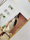 Saç Örgü Desenli Taş Elbise