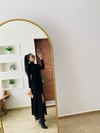 Siyah Boğazlı Elbise