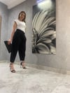 Siyah Kumaş Pantolon