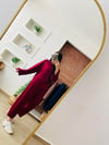 Yeni Model Bordo Şalvar Takım