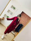 Yeni Model Bordo Şalvar Takım