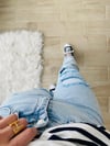 Yırtık Mom Jeans