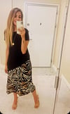 Zebra Desen Elbise