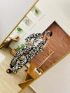 Zebra Desen Kimono Takım