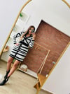 Zebra Triko Elbise