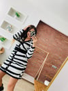 Zebra Triko Elbise