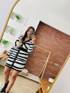 Zebra Triko Elbise
