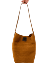 Boho Süet Deri Çanta - Taba