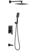 Spc Ankstre Banyo Bataryası takımi Mat Siyah Cn-8201B (3 Yönlü) 07CN-8201B
