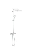 Tempesta Cube 250 Kolon Duş Sistemi+Temostatik Banyo Bataryası (Gagasız) 26689001