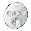 Grohtherm Smartcontrol Ankastre Banyo Bataryası Yuvarlak.3çıkışlı(Sıvaaltı Hariç) 29121000