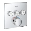 Grohtherm Smartkontrol Ankastre Banyo Bataryası Seti Kare 3-Yol Gagalı(Geniş Oval Tepe Duşlu) 29126SET2