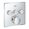 Grohtherm Smartkontrol Ankastre Banyo Bataryası Seti Kare 3-Yol Gagalı(Kare Tepe Duşlu) 29126SET3