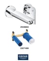 Eurosmart Ankastre Lavabo Bataryası Seti (Sıvaaltı Dahil) 29338SET1