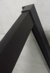 Selduş 90*90 Duşkabin Kare 5MM Siyah Çizgi Cam H.190CM 31991111
