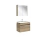Idea 2.0 (Durabad) 80Cm Set Pasıfık A (Lavabo+Tek Çekmecelı Lavabo Dolabı+Aydınlatmalı Ayna Dolabı) 610100200492