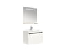 Vısta 80 Cm Set (Zero 2.0 Lavabo+Lavabo Dolabı+Aydınlatmalı Ayna+Etajer) Mat Beyaz 610100201225