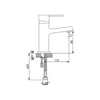Newarc Domıno Lavabo Bataryası Altın 971528 971528