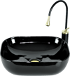 Pure  Sıyah Tezgah Üstü Çanak Lavabo B-301 B-301