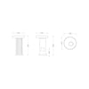 Pure Antıque Gold Kolon Lavabo Bb-923 BB-923
