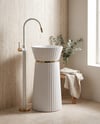 Glory Beyaz Monoblok Lavabo BB-951