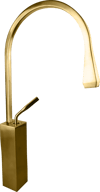 Mınımal Kare Altın Lavabo Armatürü Bf-224 BF-224