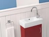Cerastyle Turkuaz City Tezgah Üstü Lavabo 25*50 Cm (B.Delıgı Sagda) 001500-U
