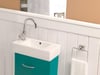 Cerastyle Turkuaz City Tezgah Üstü Lavabo 25*50 Cm (B.Delıgı Solda) 001600-U