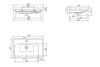 Frame Ei Etajerlı Lavabo 70X45 Cm 031100-U