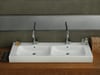 Cerastyle Turkuaz Pinto Etajerli Lavabo 150 Cm (Çıft Batarya Delıklı) 080900-U