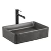 E-W1004MF Tezgah Üstü Lavabo Mat Füme E-W1004MF