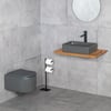E-W1004MF Tezgah Üstü Lavabo Mat Füme E-W1004MF
