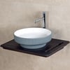 E-W1501MGB Tezgah Üstü Lavabo Mat Gri & Beyaz E-W1501MGB