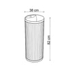 E-W310MF Mat Füme Monoblok Lavabo E-W310MF