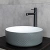 E-W5002GB Tezgah Üstü Lavabo Mat Gri & Parlak Beyaz E-W5002GB